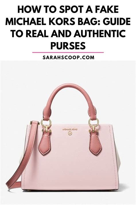 how to spot a fake michael kors purse|authentic michael kors purse.